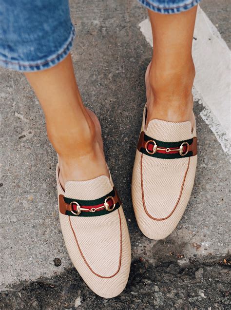 gucci princetown canvas mules|mules princetown Gucci occasion.